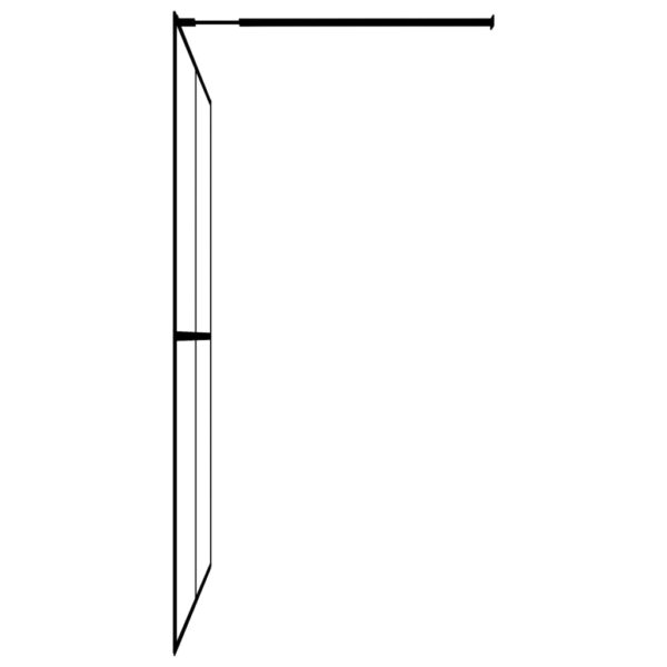 vidaXL Walk-in Shower Screen Frosted Tempered Glass 31.5"x76.8" - Image 4