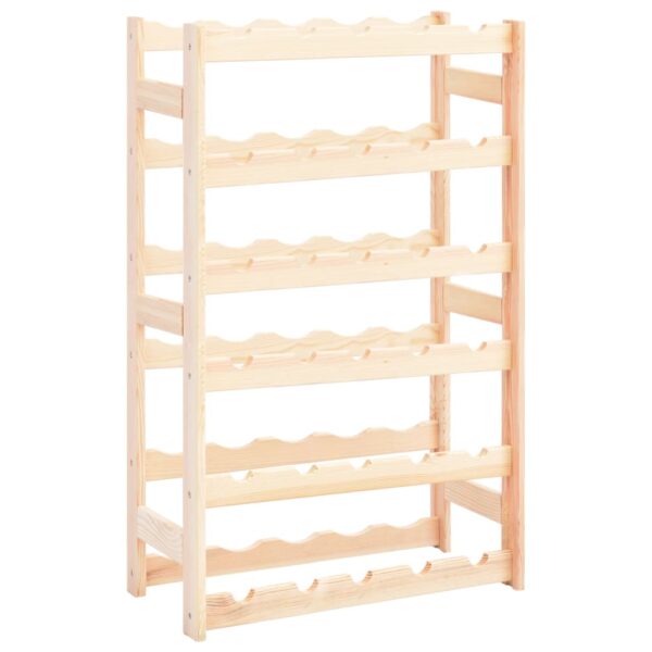 vidaXL Wine Rack for 30 Bottles Pinewood