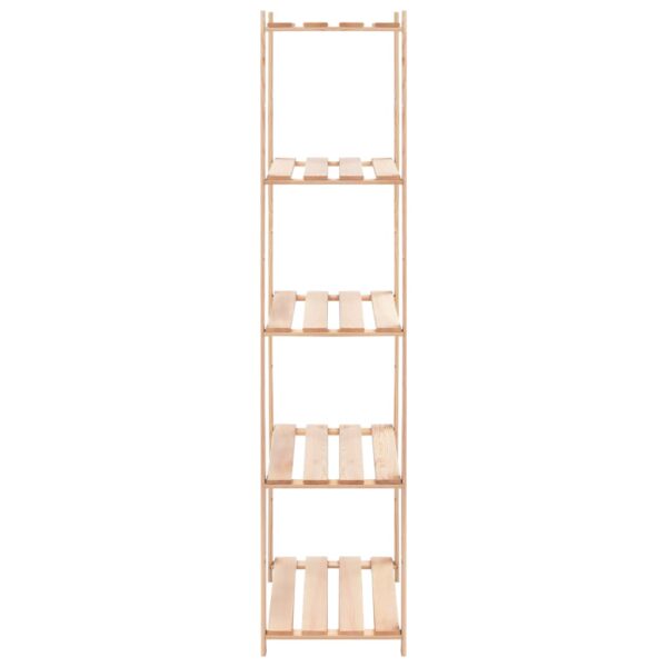 vidaXL 5-Tier Storage Rack 31.5"x15"x66.9" Solid Pinewood 551.2 lb - Image 4