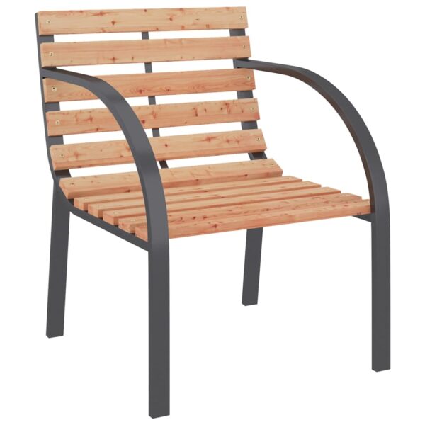 vidaXL Patio Chairs 2 pcs Wood - Image 3