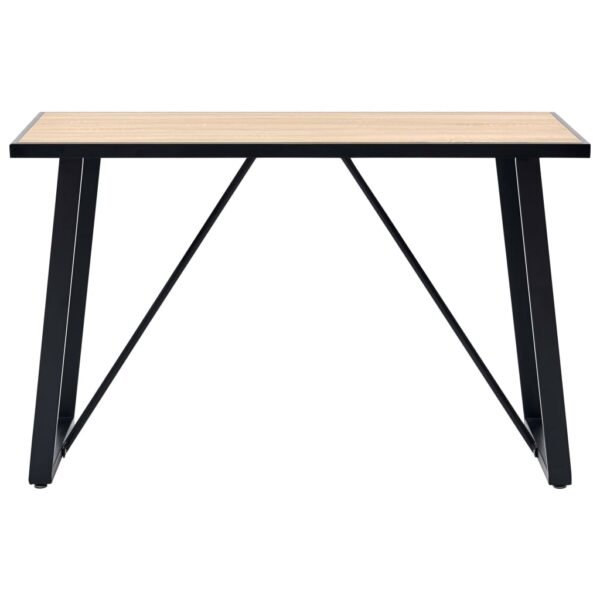 vidaXL Dining Table Oak 47.2"x23.6"x29.5" MDF - Image 3