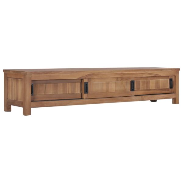 vidaXL TV Stand 59.1"x11.8"x11.8" Solid Wood Teak