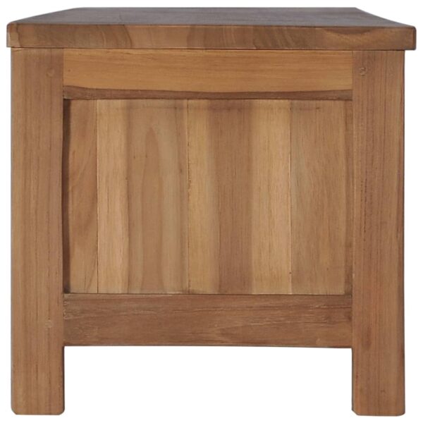 vidaXL TV Stand 59.1"x11.8"x11.8" Solid Wood Teak - Image 5