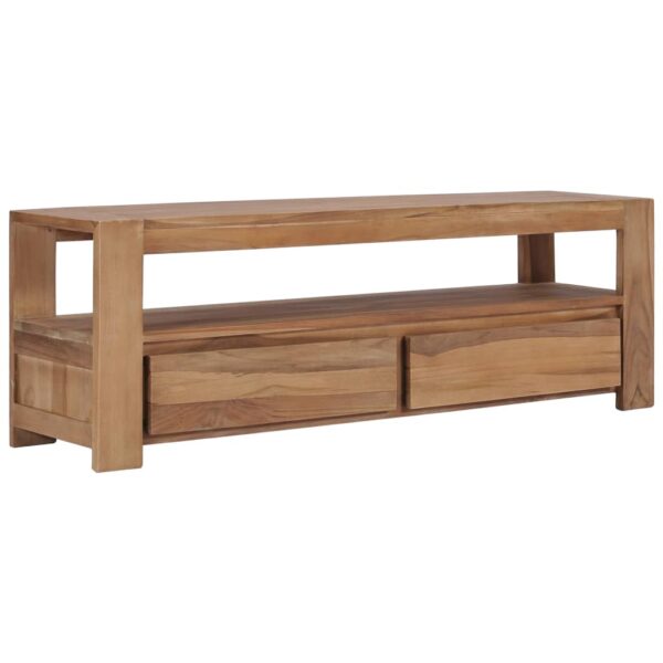 vidaXL TV Stand 47.2"x11.8"x15.7" Solid Wood Teak