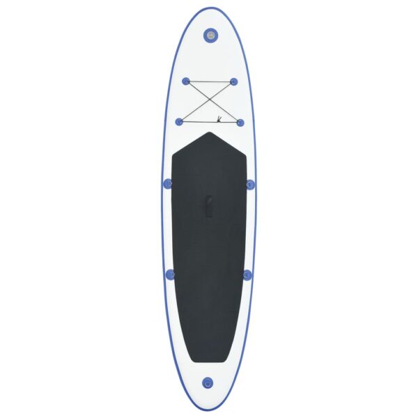 vidaXL Stand Up Paddle Board Set SUP Surfboard Inflatable Blue and White - Image 3