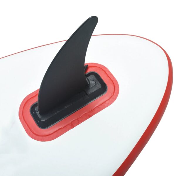 vidaXL Center Fin for Stand Up Paddle Board 7.2"x8.3" Plastic Black - Image 2