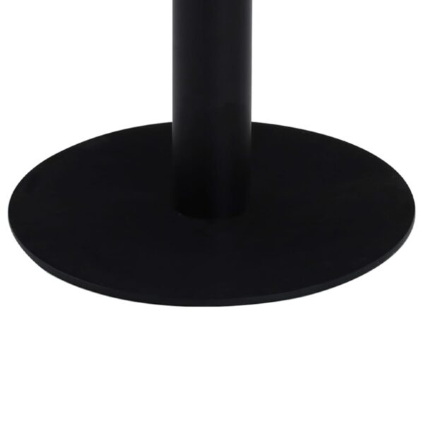 vidaXL Bistro Table Dark Brown 19.7" MDF - Image 4