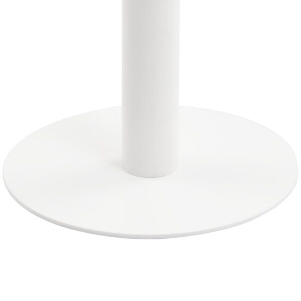 vidaXL Bistro Table Light Brown 23.6" MDF - Image 3