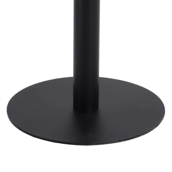 vidaXL Bistro Table Dark Brown 31.5"x31.5" MDF - Image 5