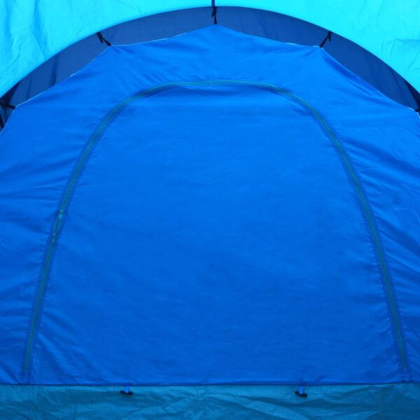 vidaXL Camping Tent Fabric 9 Persons Dark Blue and Blue - Image 6