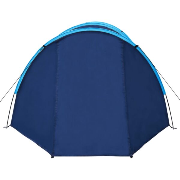 vidaXL Camping Tent 4 Persons Navy Blue/Light Blue - Image 4