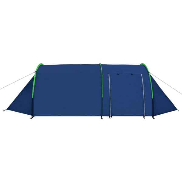 vidaXL Camping Tent 4 Persons Navy Blue/Green - Image 2