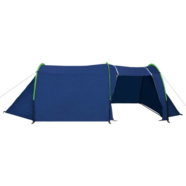 vidaXL Camping Tent 4 Persons Navy Blue/Green - Image 3