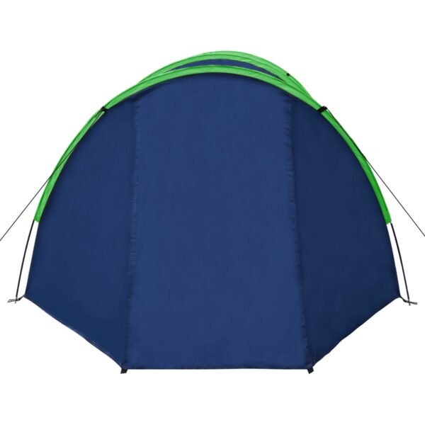 vidaXL Camping Tent 4 Persons Navy Blue/Green - Image 4