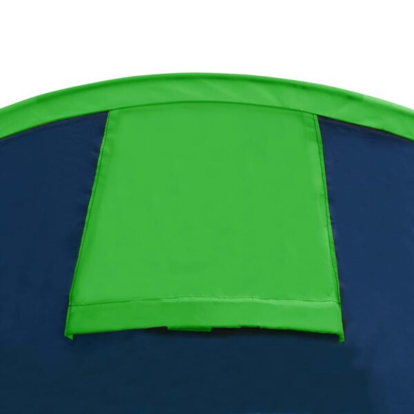 vidaXL Camping Tent 4 Persons Navy Blue/Green - Image 6