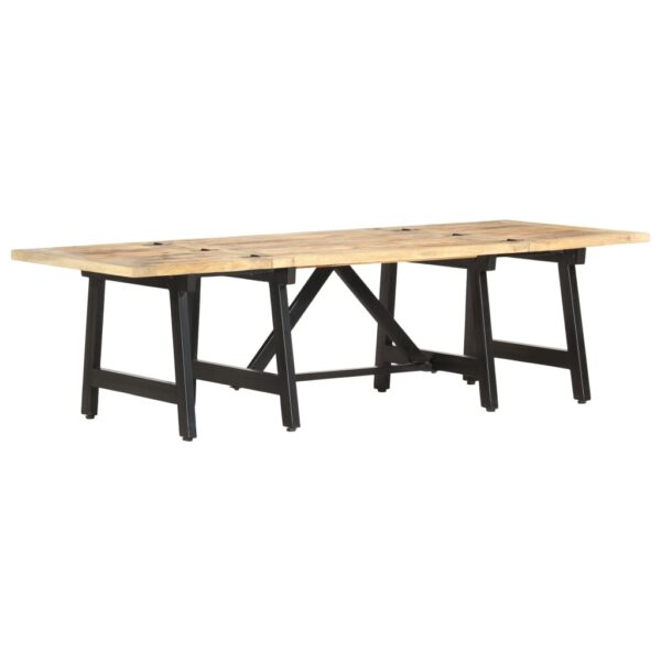 vidaXL Extendable Coffee Table 63"x27.6"x17.7" Solid Mango Wood - Image 11