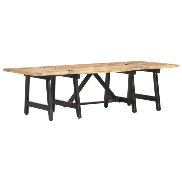 vidaXL Extendable Coffee Table 63"x27.6"x17.7" Solid Mango Wood - Image 12