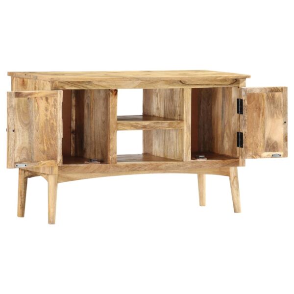 vidaXL Sideboard 39.4"x13.8"x23.6" Solid Mango Wood - Image 2