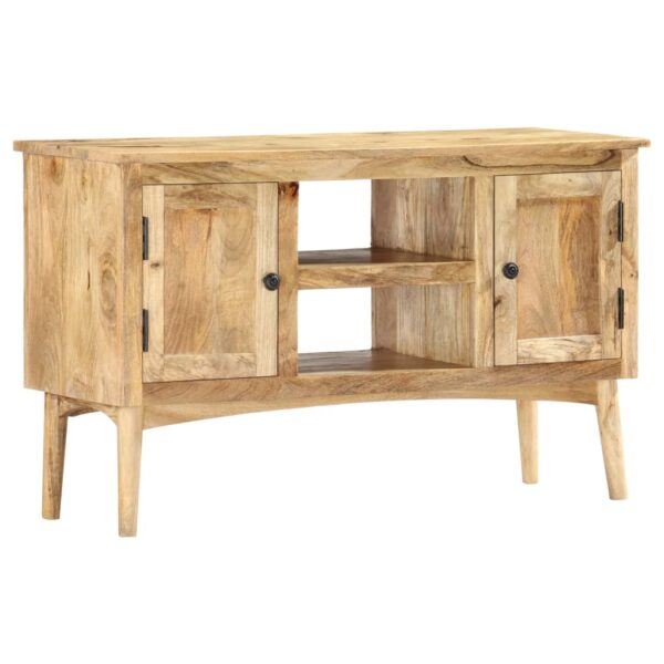 vidaXL Sideboard 39.4"x13.8"x23.6" Solid Mango Wood - Image 7