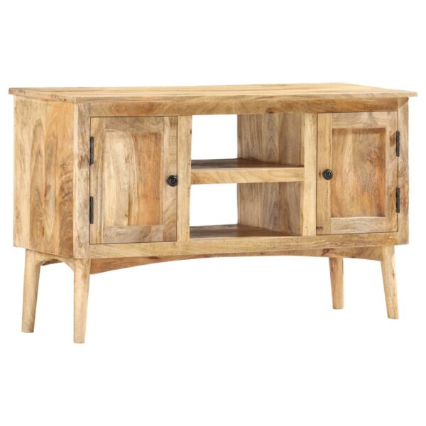 vidaXL Sideboard 39.4"x13.8"x23.6" Solid Mango Wood - Image 8