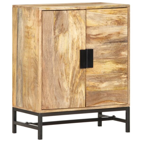 vidaXL Sideboard 23.6"x13.8"x29.5" Solid Mango Wood - Image 12