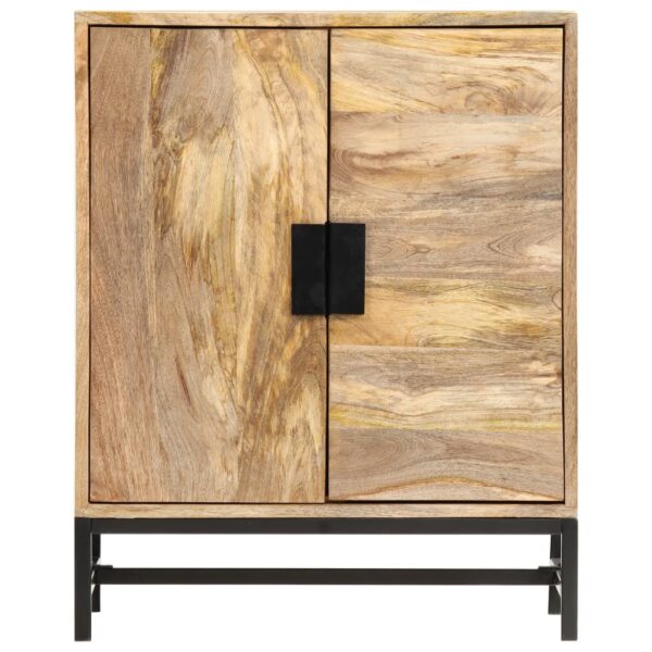 vidaXL Sideboard 23.6"x13.8"x29.5" Solid Mango Wood - Image 3