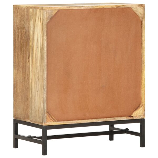 vidaXL Sideboard 23.6"x13.8"x29.5" Solid Mango Wood - Image 4