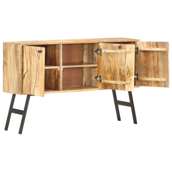 vidaXL Sideboard 46.5"x11.8"x29.5" Solid Mango Wood - Image 3