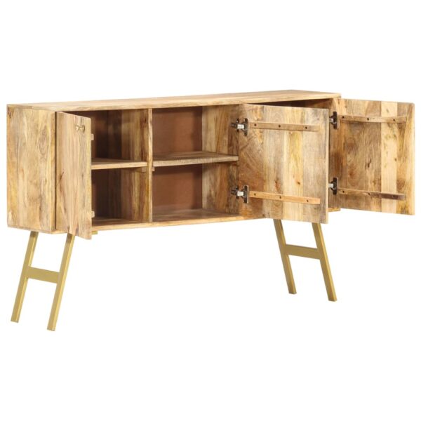 vidaXL Sideboard 46.5"x11.8"x29.5" Solid Mango Wood - Image 3