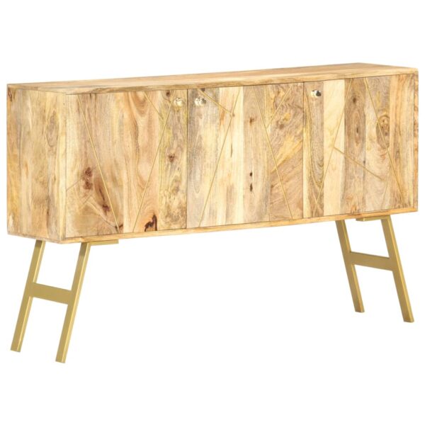 vidaXL Sideboard 46.5"x11.8"x29.5" Solid Mango Wood - Image 7