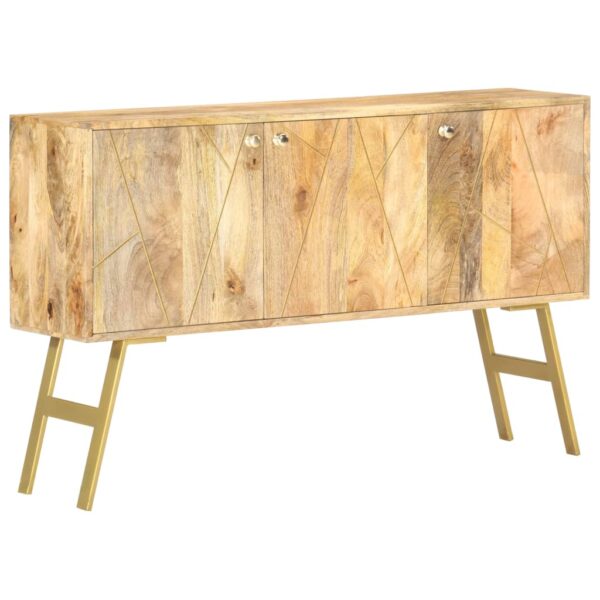 vidaXL Sideboard 46.5"x11.8"x29.5" Solid Mango Wood - Image 9