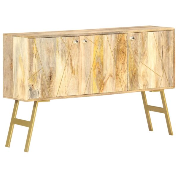 vidaXL Sideboard 46.5"x11.8"x29.5" Solid Mango Wood - Image 10