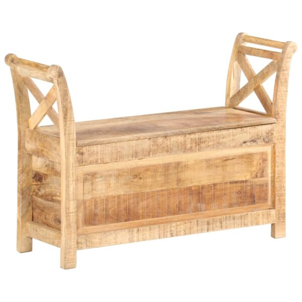 vidaXL Hall Bench 40.6"x13"x28.3" Solid Mango Wood