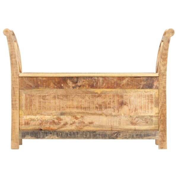 vidaXL Hall Bench 40.6"x13"x28.3" Solid Mango Wood - Image 2