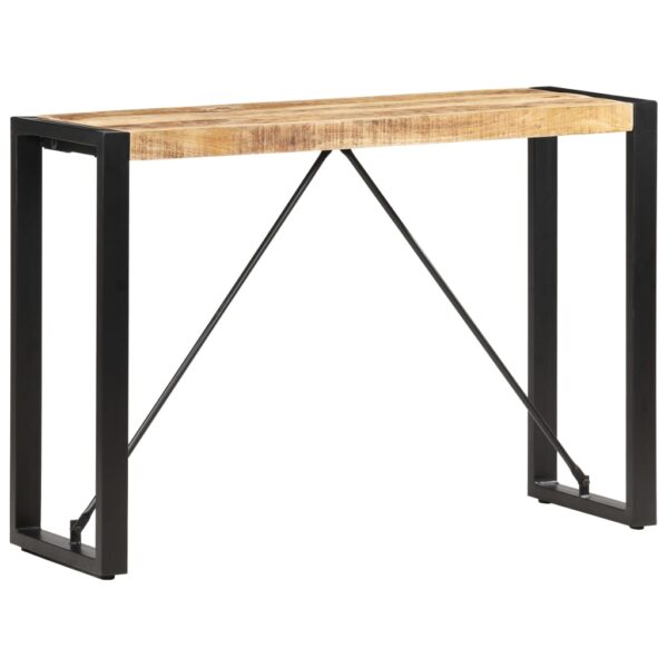 vidaXL Console Table 43.3"x13.8"x29.9" Solid Mango Wood - Image 6