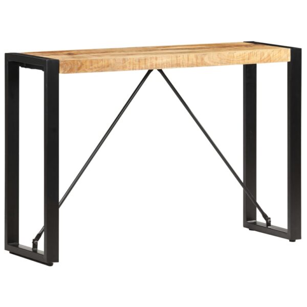 vidaXL Console Table 43.3"x13.8"x29.9" Solid Mango Wood - Image 9