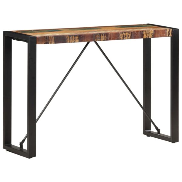 vidaXL Console Table 43.3"x13.8"x29.9" Solid Reclaimed Wood - Image 6