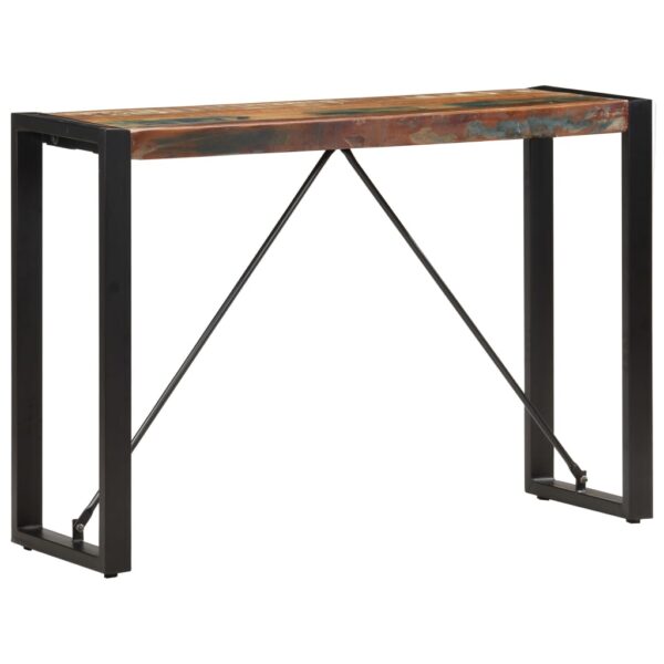 vidaXL Console Table 43.3"x13.8"x29.9" Solid Reclaimed Wood - Image 7