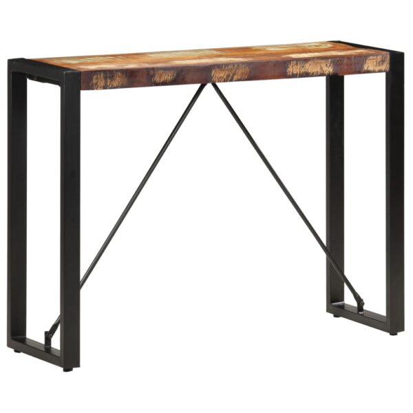 vidaXL Console Table 43.3"x13.8"x29.9" Solid Reclaimed Wood - Image 8