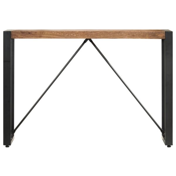 vidaXL Console Table 43.3"x13.8"x29.9" Solid Sheesham Wood - Image 2