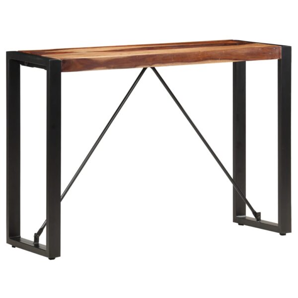 vidaXL Console Table 43.3"x13.8"x29.9" Solid Sheesham Wood - Image 6