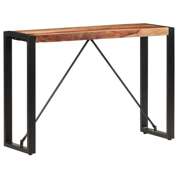 vidaXL Console Table 43.3"x13.8"x29.9" Solid Sheesham Wood - Image 9