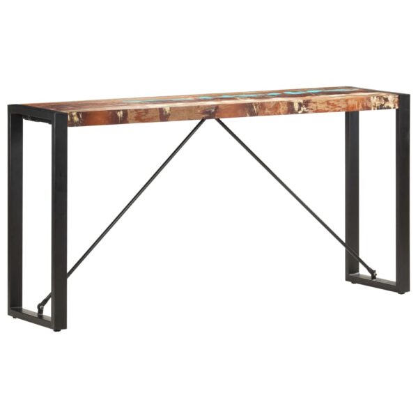 vidaXL Console Table 59.1"x13.8"x29.9" Solid Reclaimed Wood