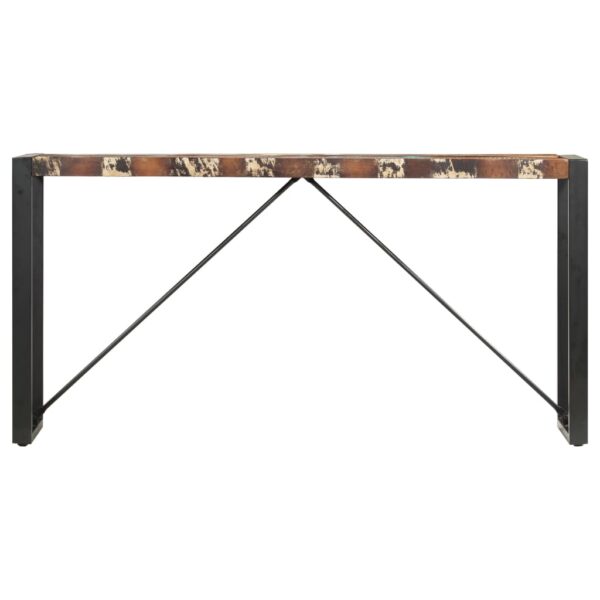 vidaXL Console Table 59.1"x13.8"x29.9" Solid Reclaimed Wood - Image 2