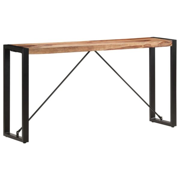 vidaXL Console Table 59.1"x13.8"x29.9" Solid Sheesham Wood