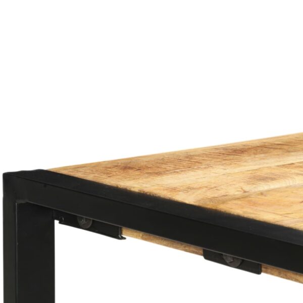 vidaXL Bar Table 43.3"x23.6"x43.3" Solid Mango Wood - Image 4