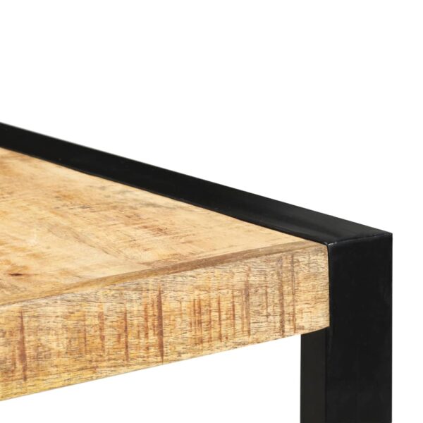 vidaXL Bar Table 55.1"x27.6"x43.3" Solid Mango Wood - Image 3