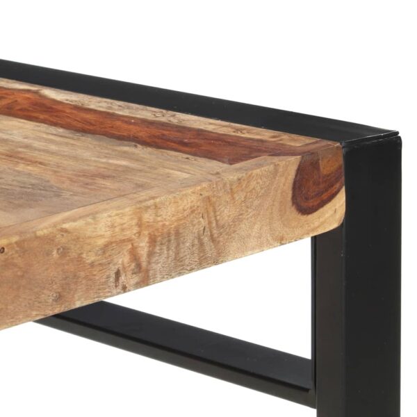 vidaXL Bar Table 70.9"x35.4"x43.3" Solid Sheesham Wood - Image 3