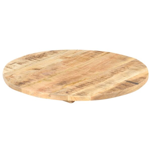 vidaXL Table Top Solid Mango Wood Round 0.98"-1.06" 23.6" - Image 4