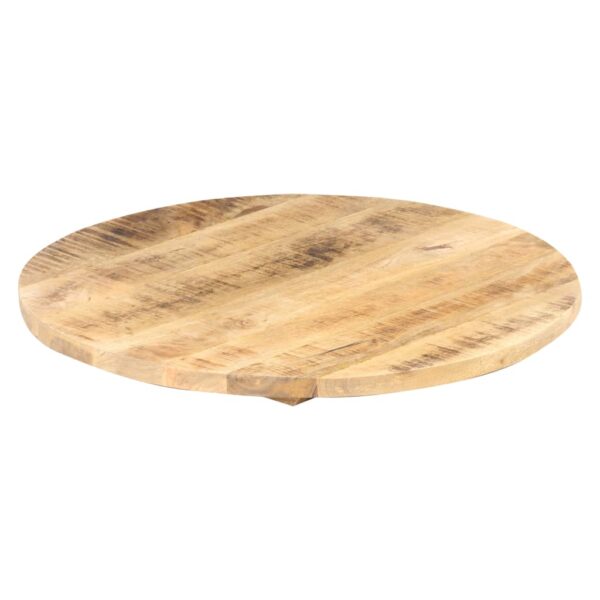 vidaXL Table Top Solid Mango Wood Round 0.98"-1.06" 23.6" - Image 5